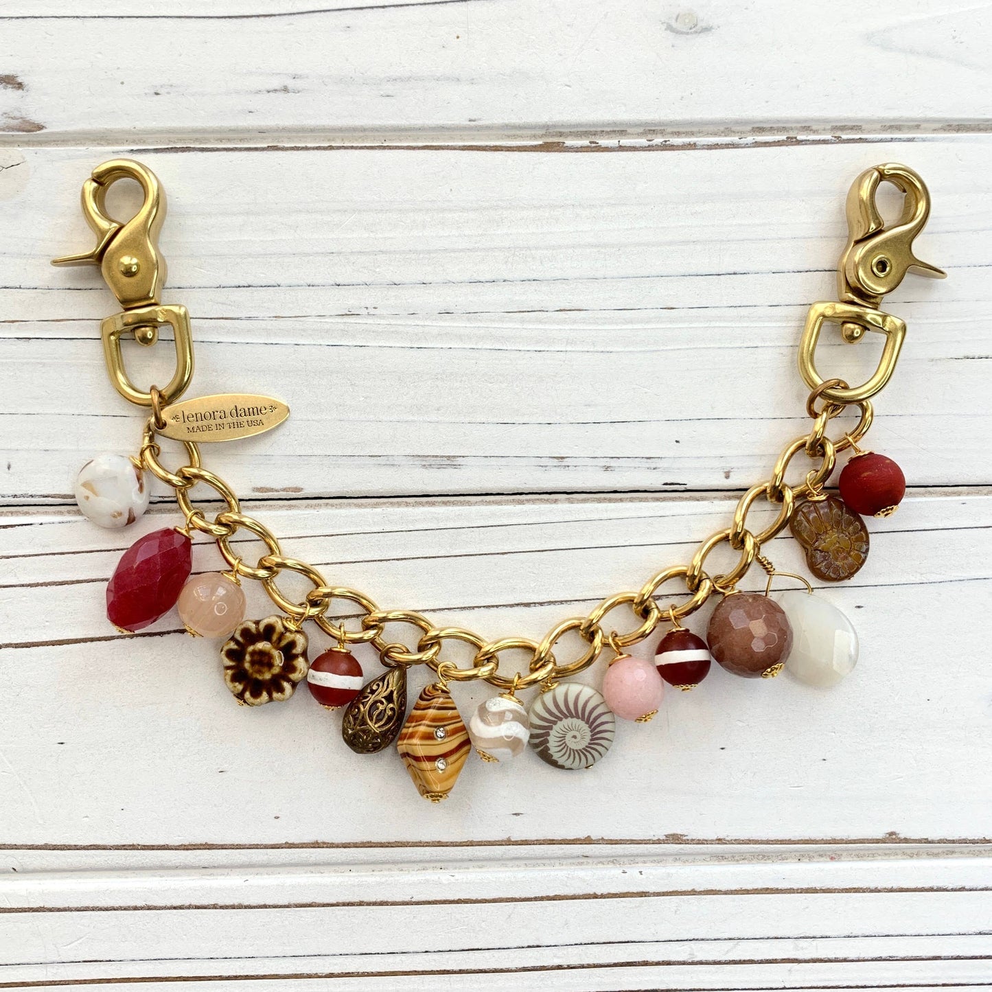 Earthen Chain Bag Charm
