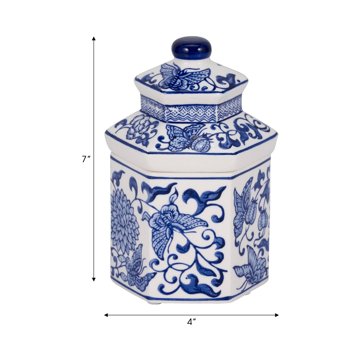 Scented Candle - Sandalwood Myrrh Soy Wax Chinoiserie, 6 Oz.