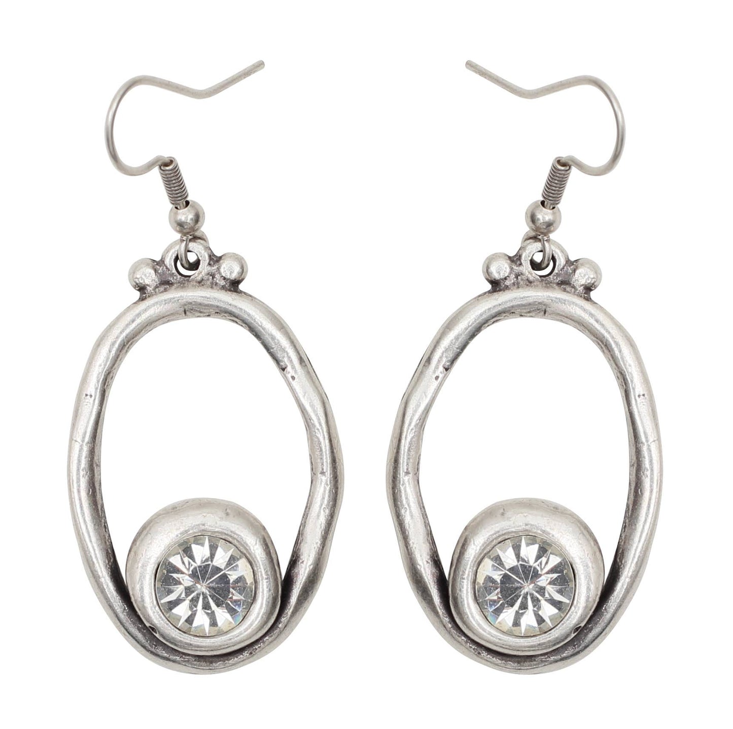 Handmade Chic Pewter Earrings - NE1511