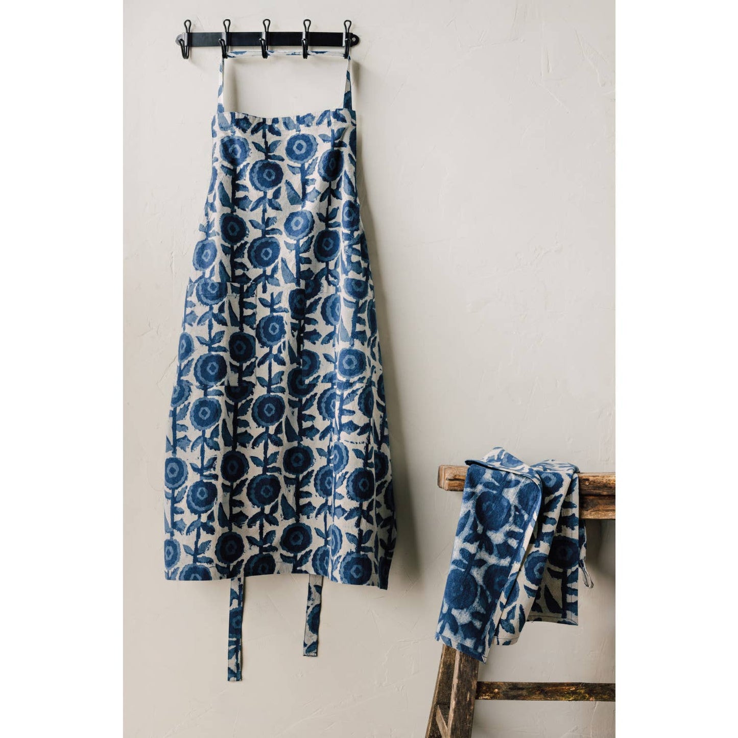 Gilia Block Print Dishtowel