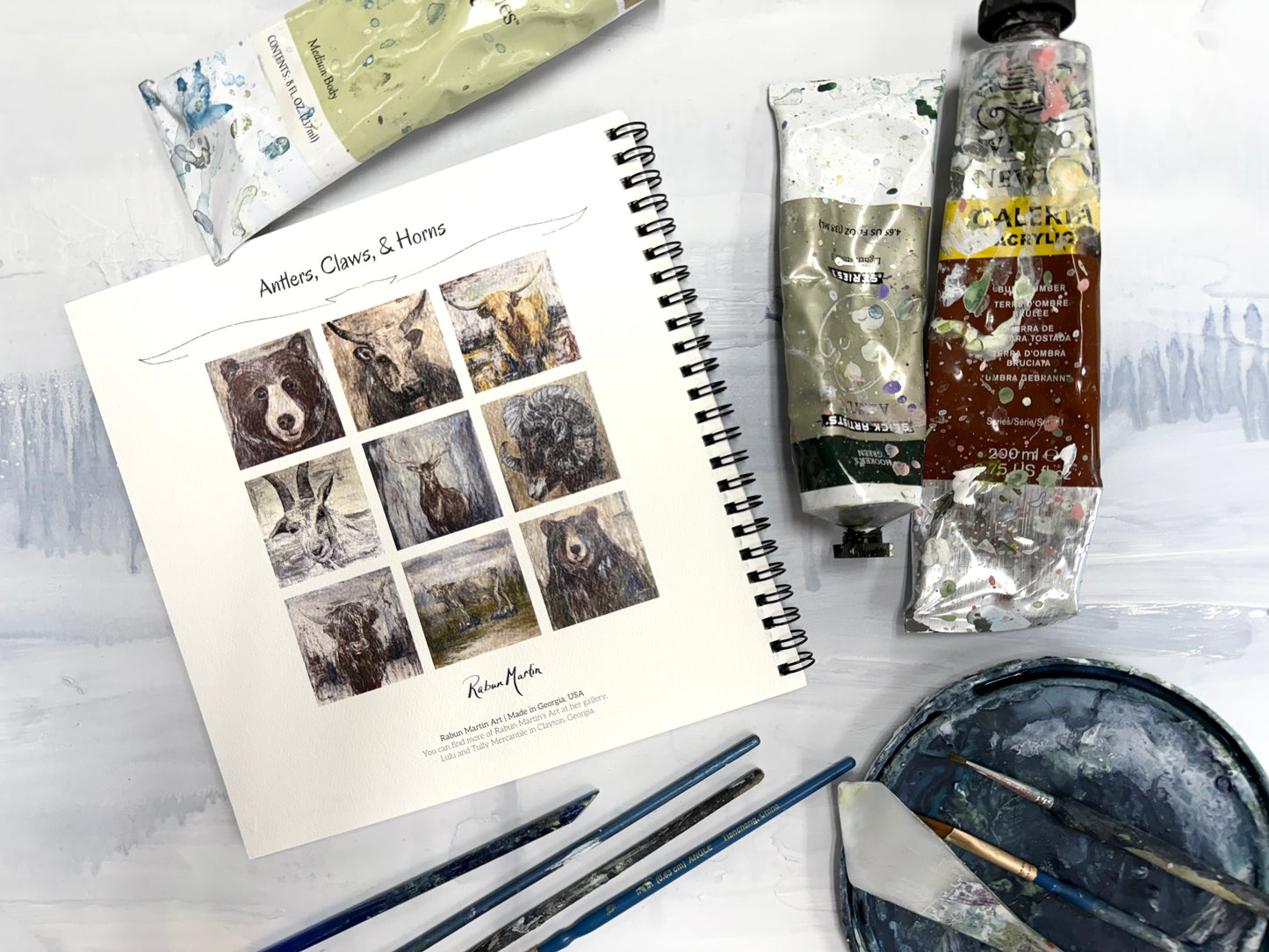 Rabun Martin Coloring Book (Antlers,Claws, and Horns)