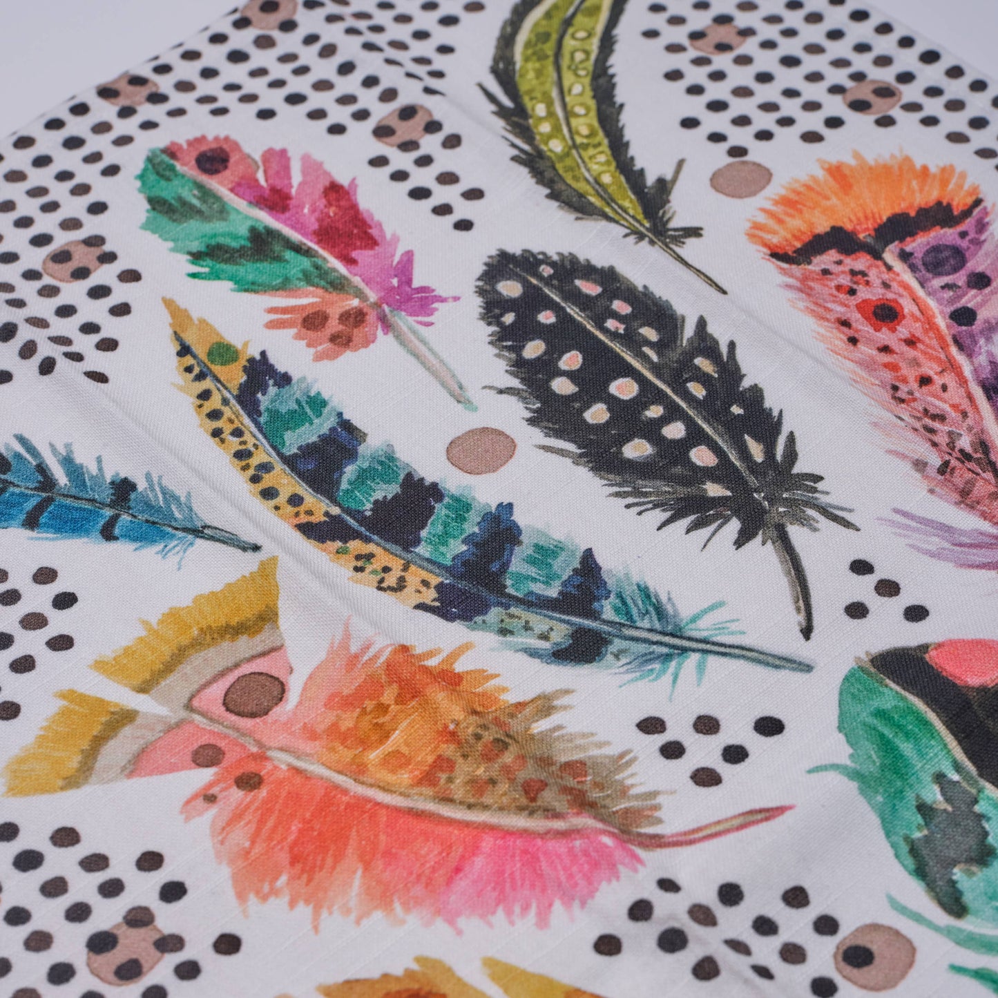 Tea Towel- Polka Plumes