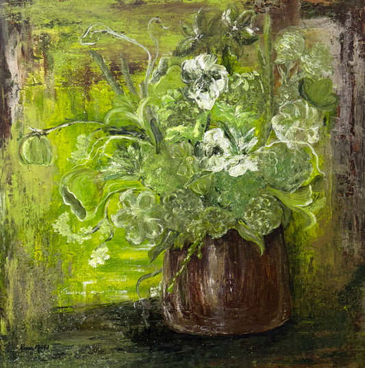 Green Splender Floral 4x4