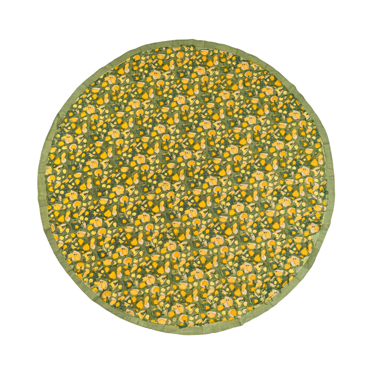 Fruit Yellow & Green | French Tablecloths: 71" x 128"