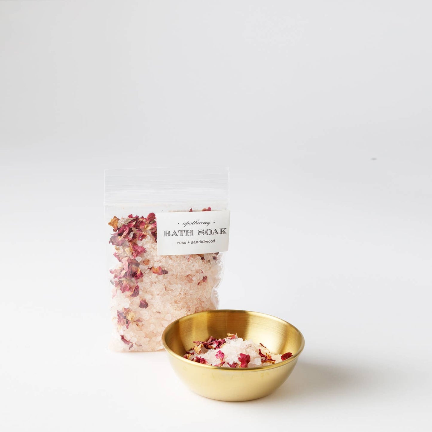 Rose Sandalwood Bath Soak Tube | salts garden gift spa tea