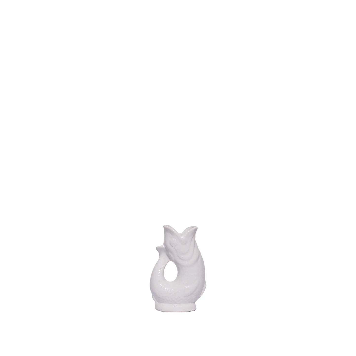 White Gluggle Jug: Large