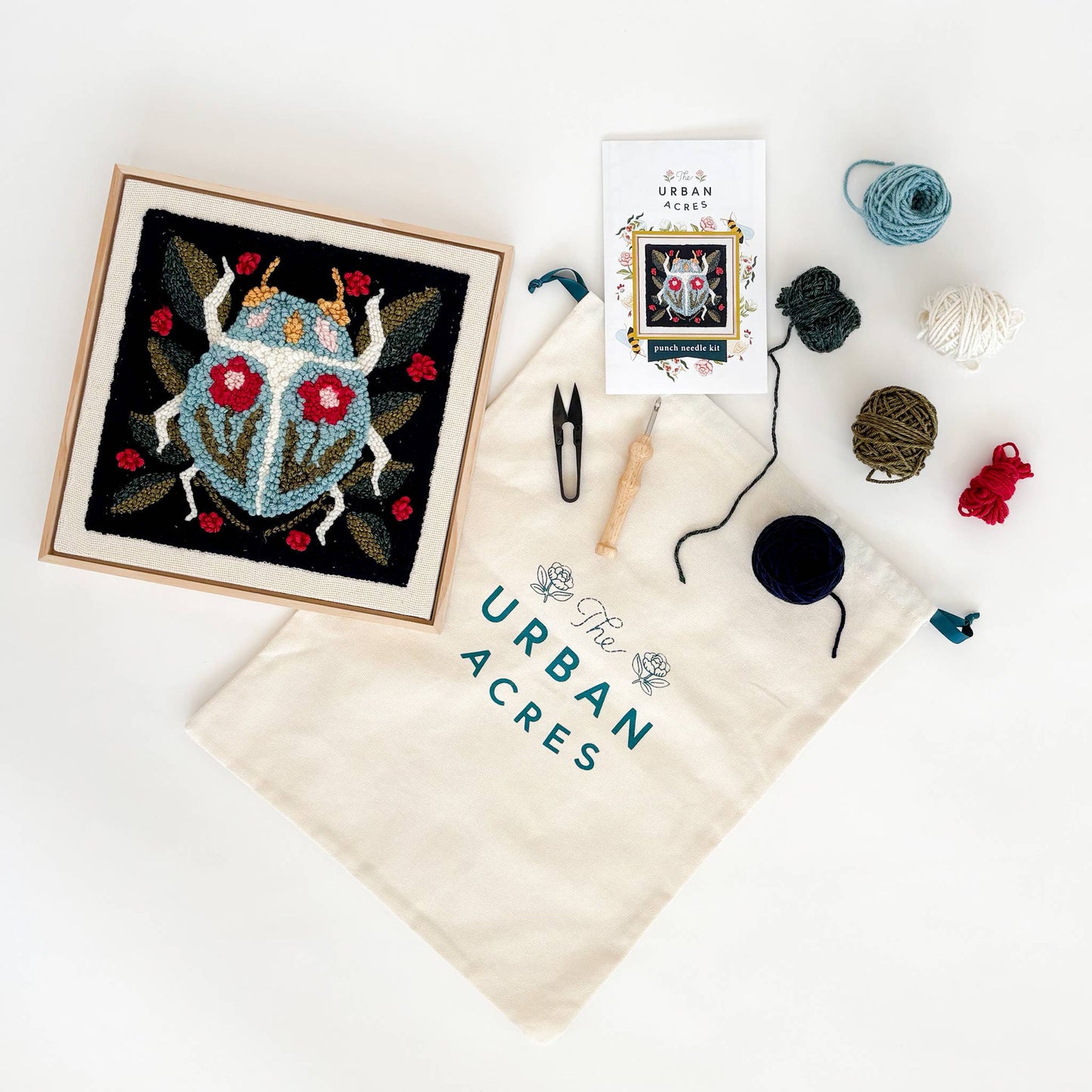 Spring Beetle Punch Needle Frame Kit 