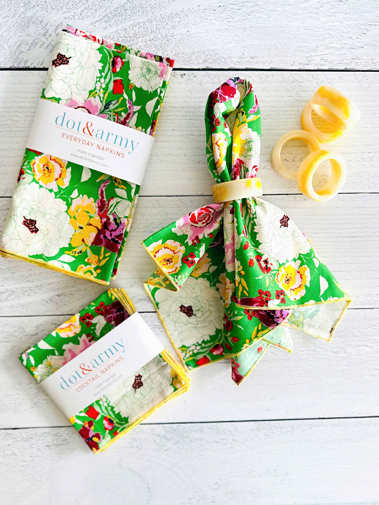 Terrace Garden Cloth Napkins, set of four: Dinner