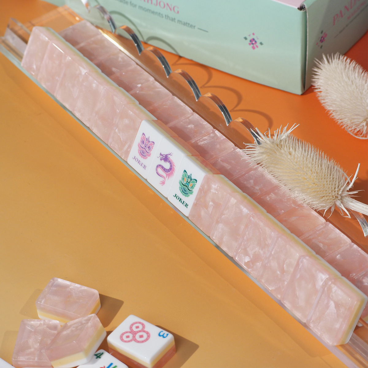 Garden Party Mahjong Set - Blush Pearl 02-01