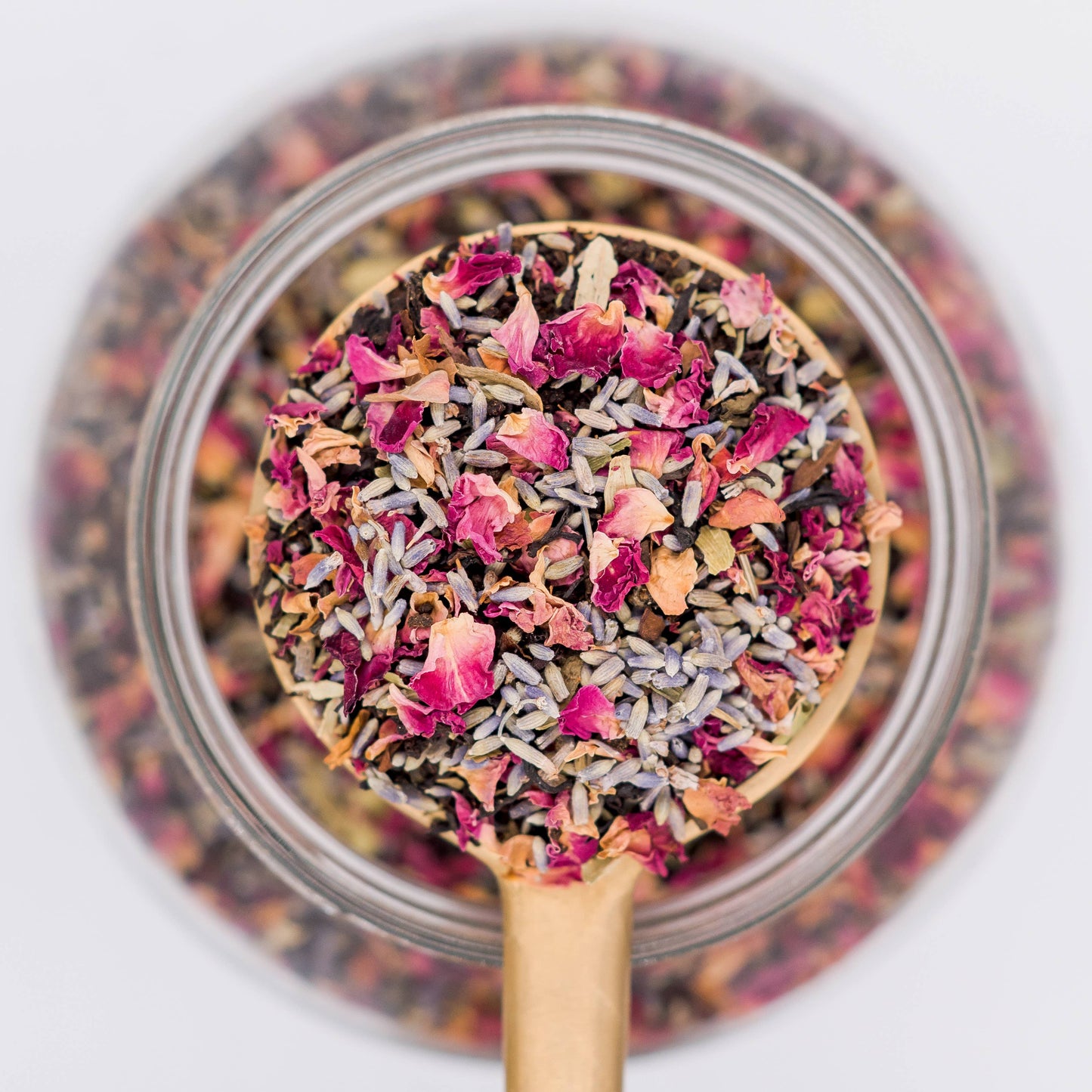 Tea | Himalayan Valley - Lavender, Cardamom and Rose Black Tea: Glass Jar