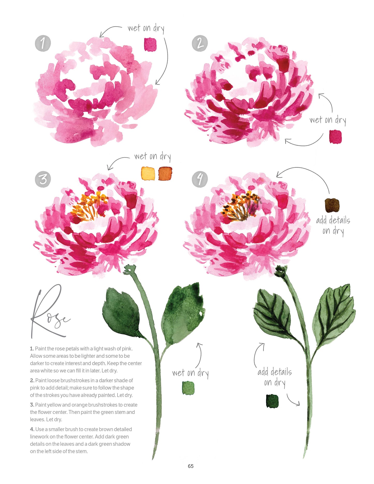 Watercolor the Easy Way: Step-by-Step Tutorials