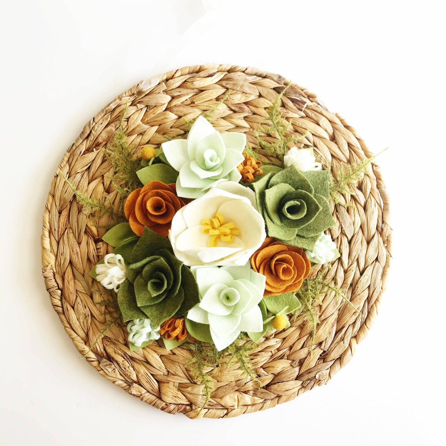 Felt Flower Craft Kit | Autumn Succulent