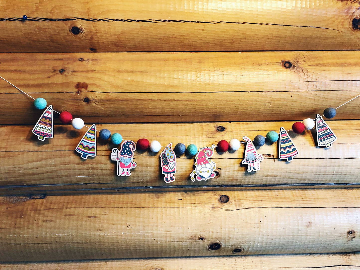 DIY Craft Kit -  Gnome Garland