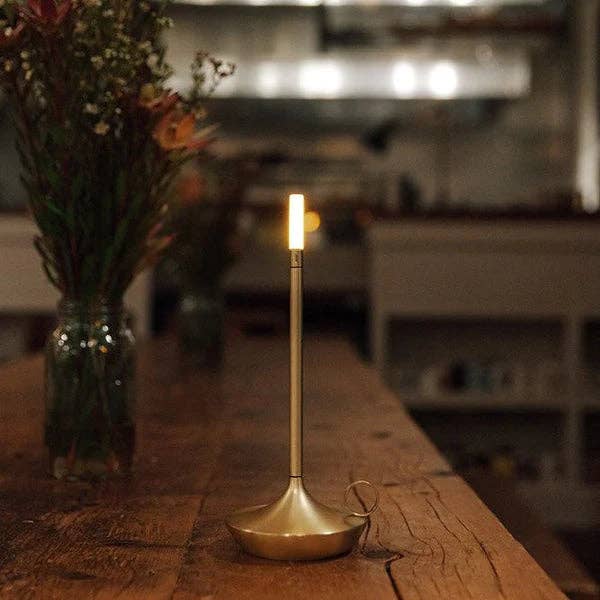Portable Candle Lantern: Silver