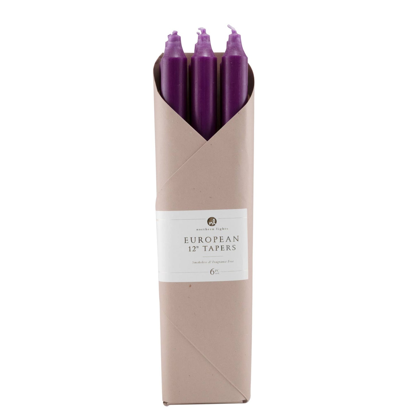 12" Taper Candles - 6pc Gift Pack: Pistachio