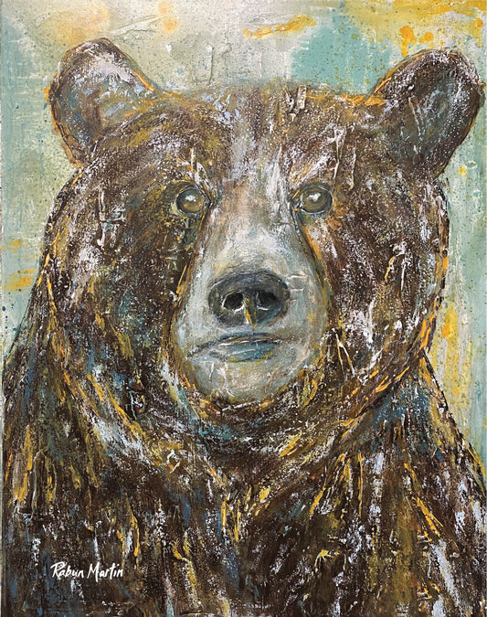 11x14 Colorful Bear
