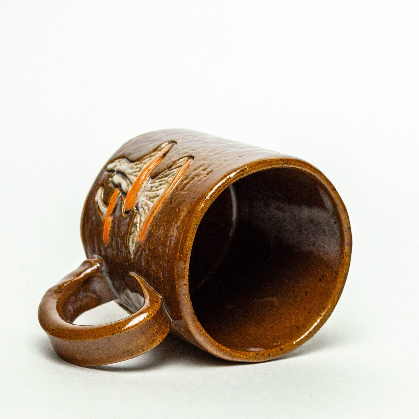 Mug | Jack-O'-Lantern Mushroom Handmade in Ohio, Ceramic 10oz Mug