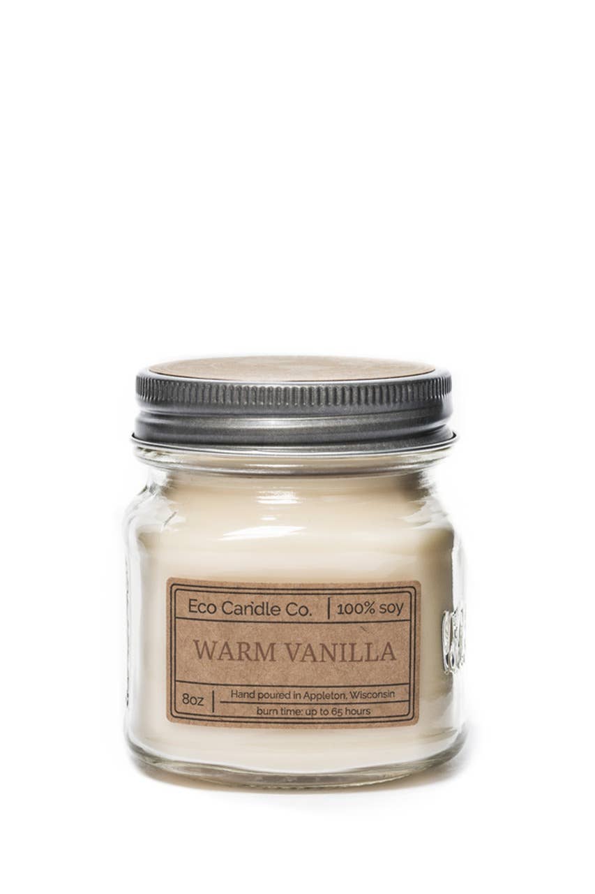 8oz mason WARM VANILLA