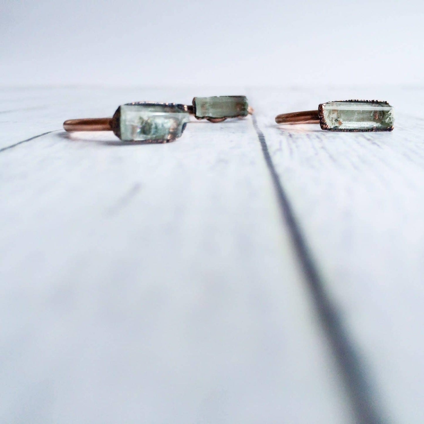 Pale Blue Aquamarine Ring SALE: 8
