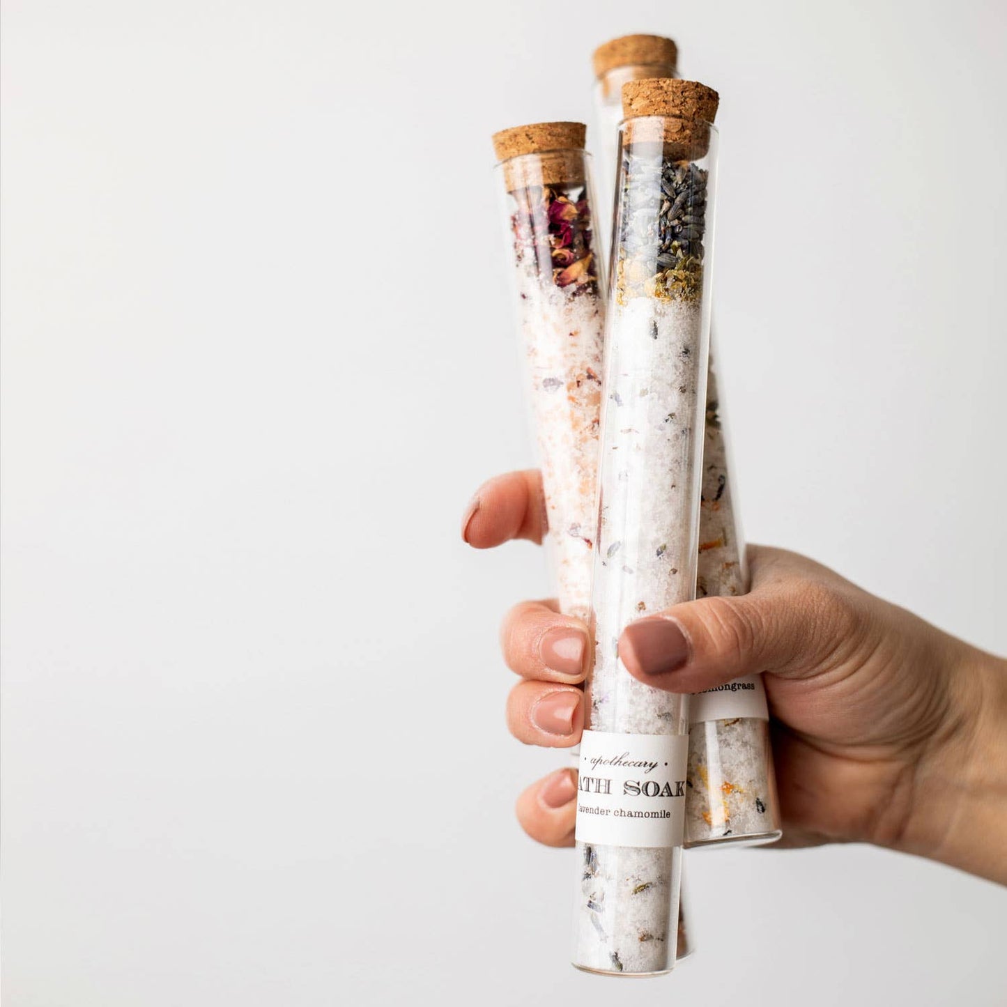 Rose Sandalwood Bath Soak Tube | salts garden gift spa tea