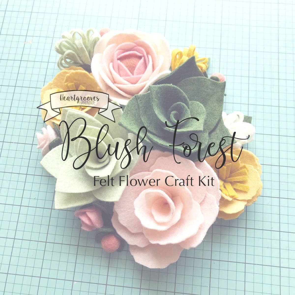 Felt Flower Craft Kit | Blush Forest