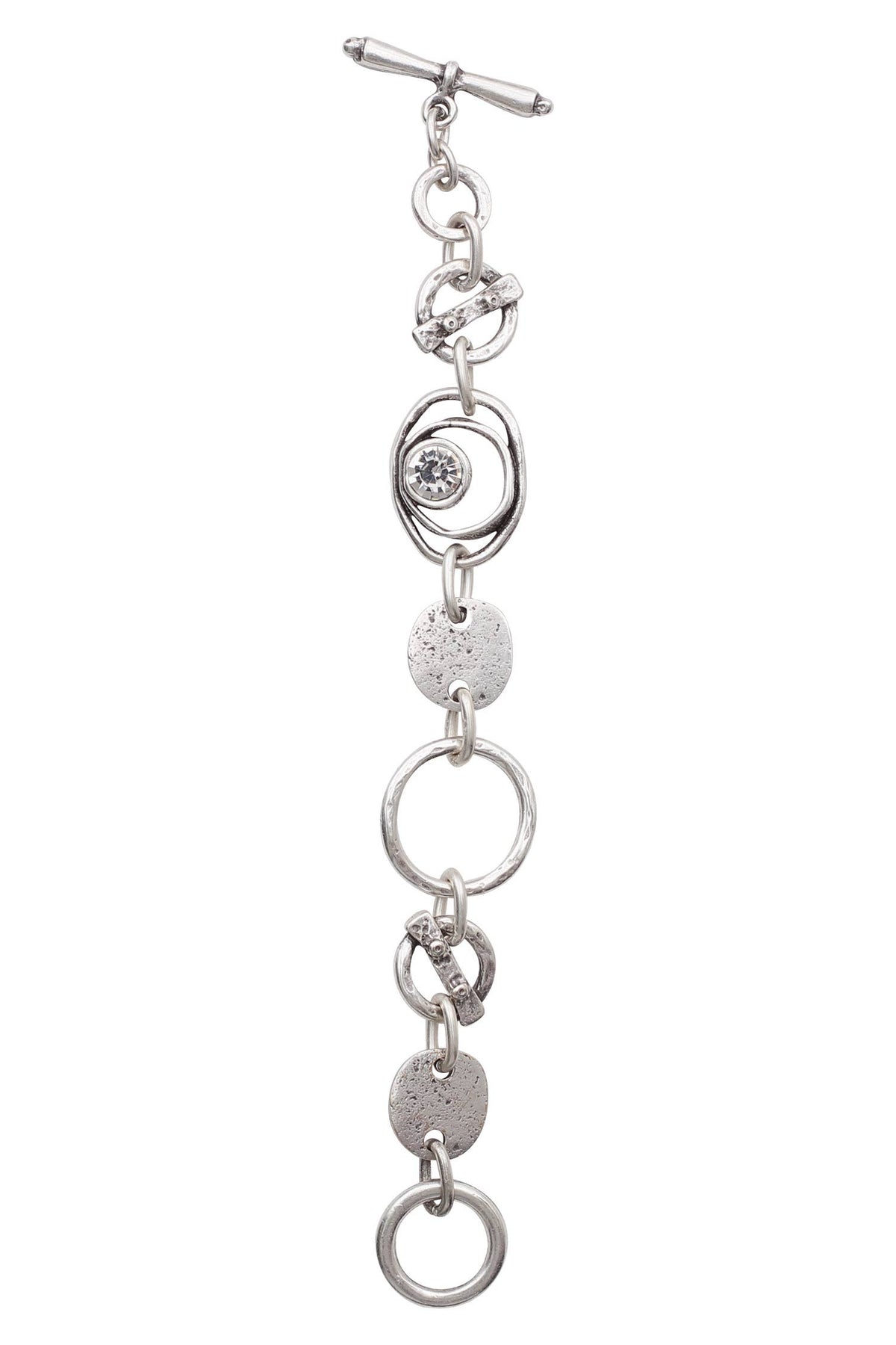 Handmade Pewter Bracelet - 2807