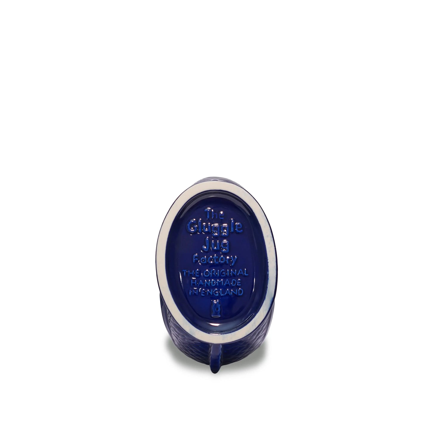 Cobalt Blue Gluggle Jug: Large