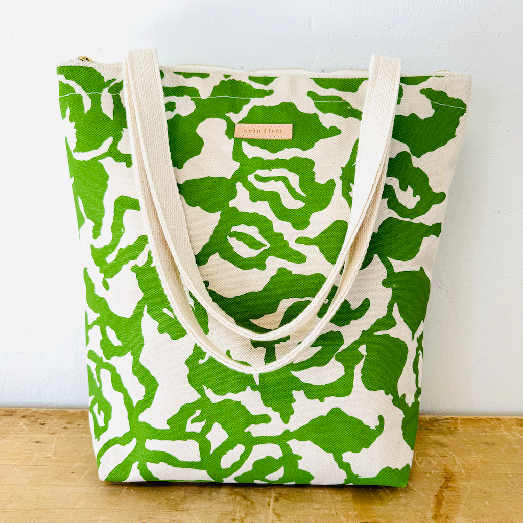 Bag |  Heavy Canvas CARRY ALL In Evergreen Vine