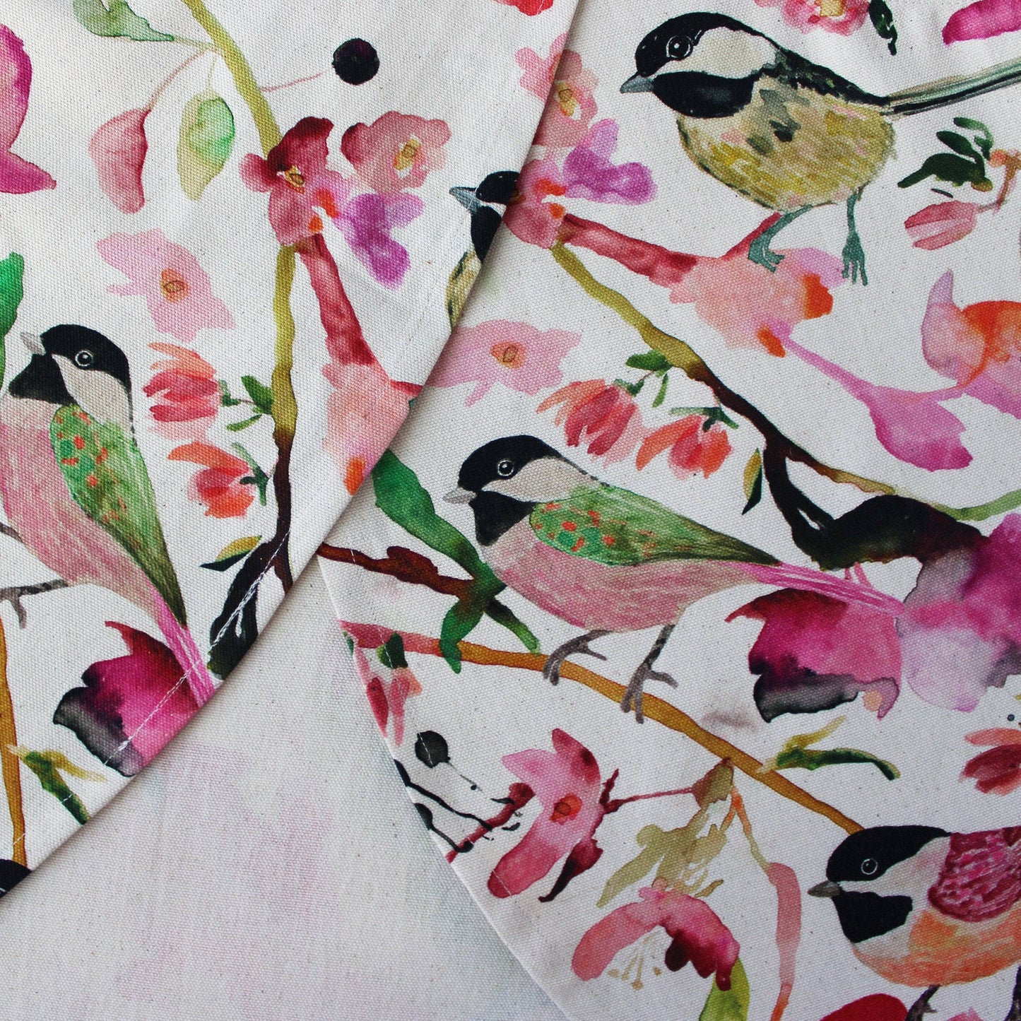 Pinafore Apron- Chickadees