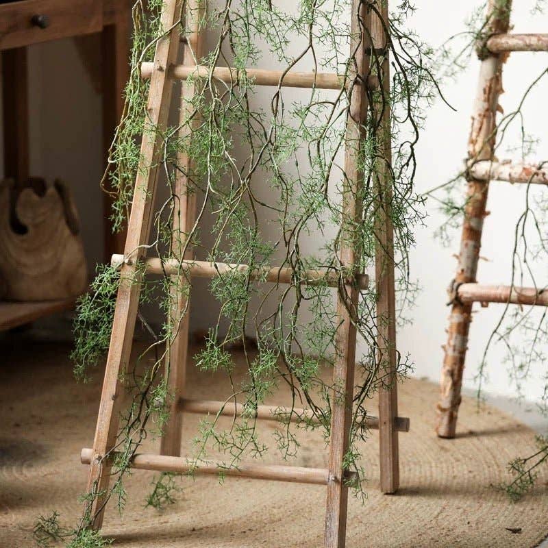 Artificial Rattan Vine Decorative Myriad Strands 55" Long: Three Stems