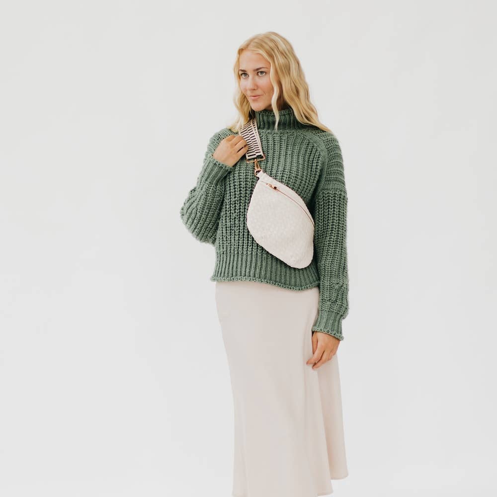 Westlyn Woven Bum Bag *NEW COLORS ADDED*: Emerald