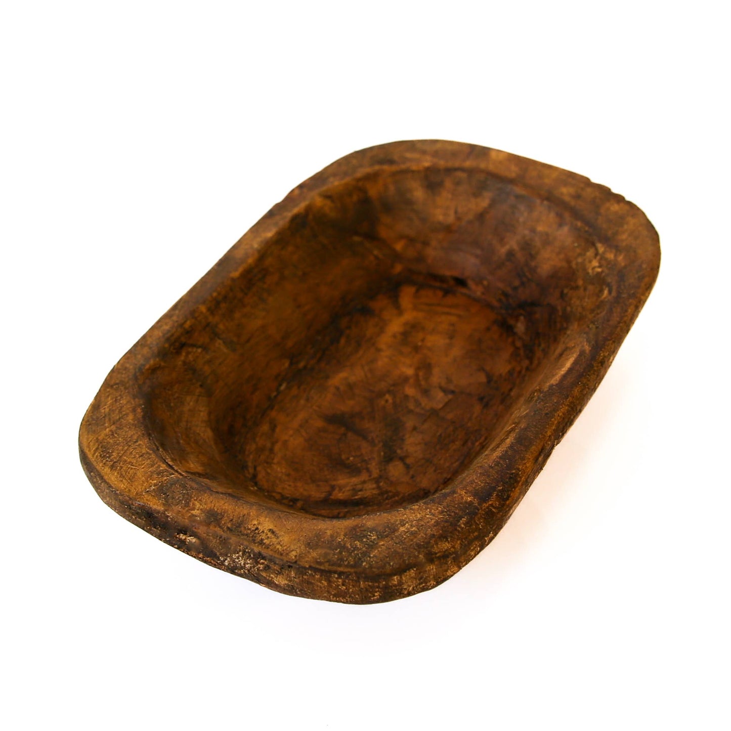 Petite Wood Bowl (9-10") Handmade in Mexico : Natural / 10x6x3