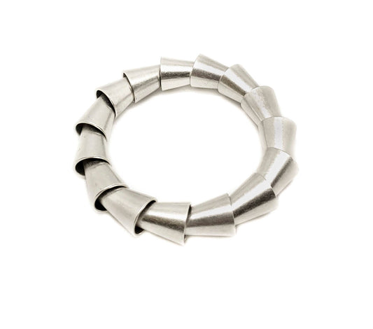 Handmade Pewter Bracelet - 2640