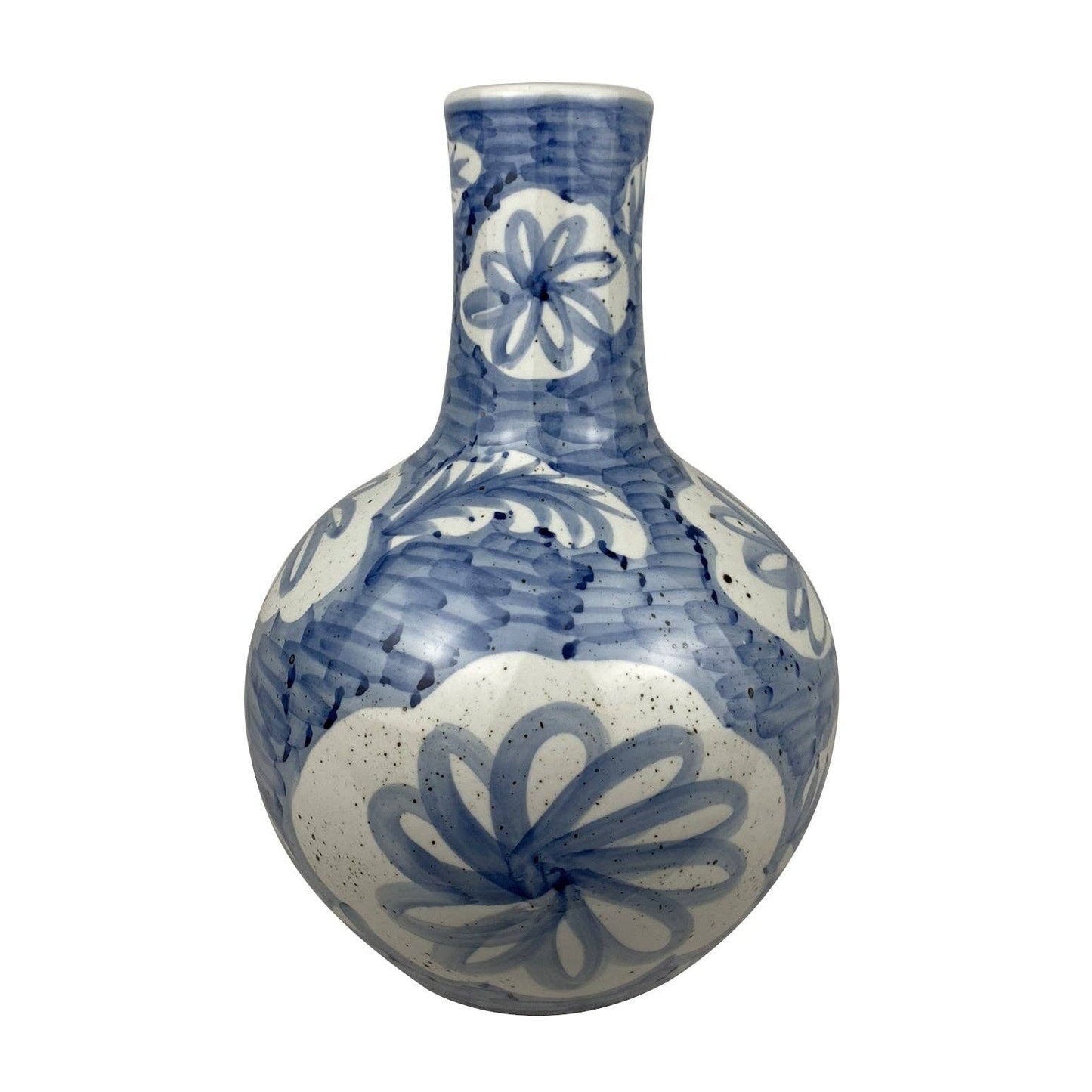 Jingdezhen Hand-Painted Porcelain Folk Vase: Small