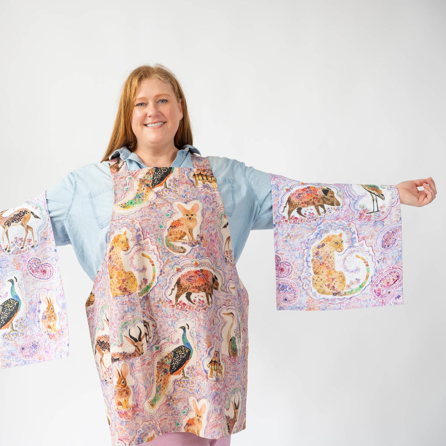 Smock Apron- Menagerie