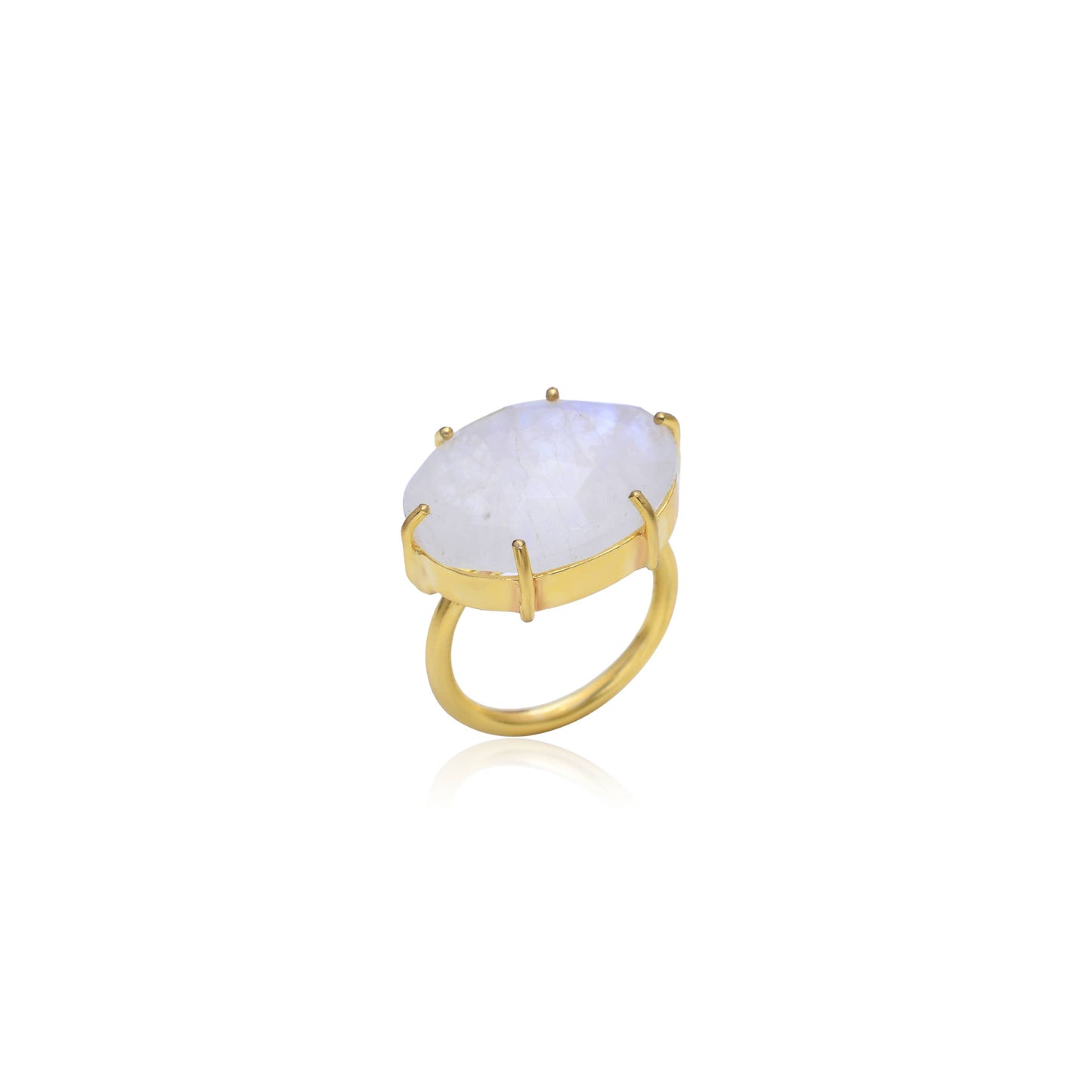 Queen Prong Ring: Turquoise