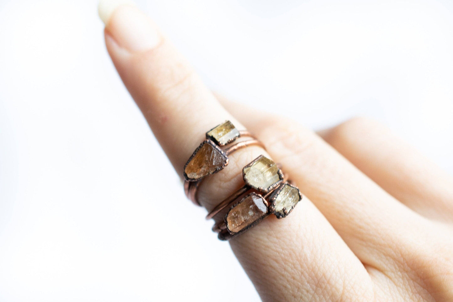 Raw Topaz Imperial Ring: 8
