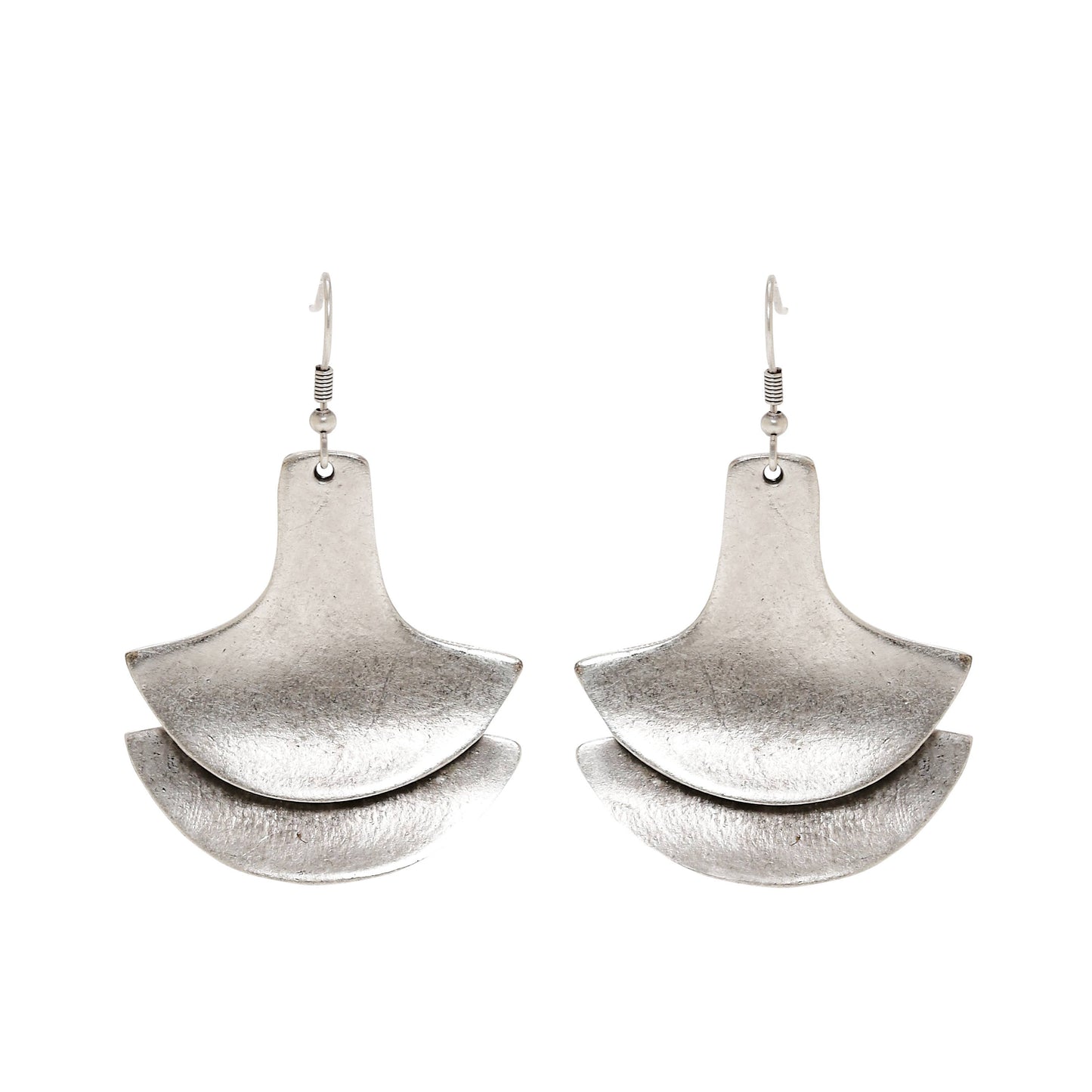 Handmade Pewter Earring - 4670