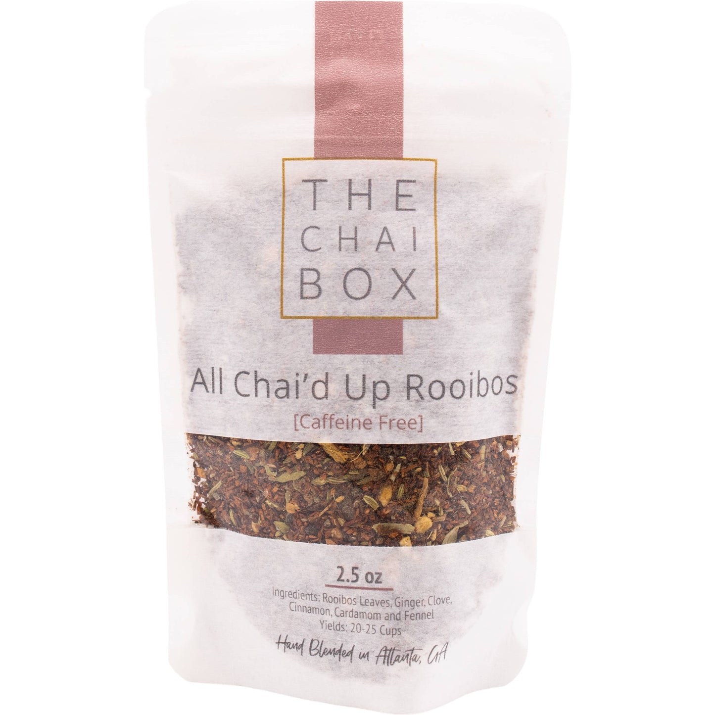 Tea | All Chai'd Up Rooibos (Caffeine Free) Tea Blend: Glass JarTea |