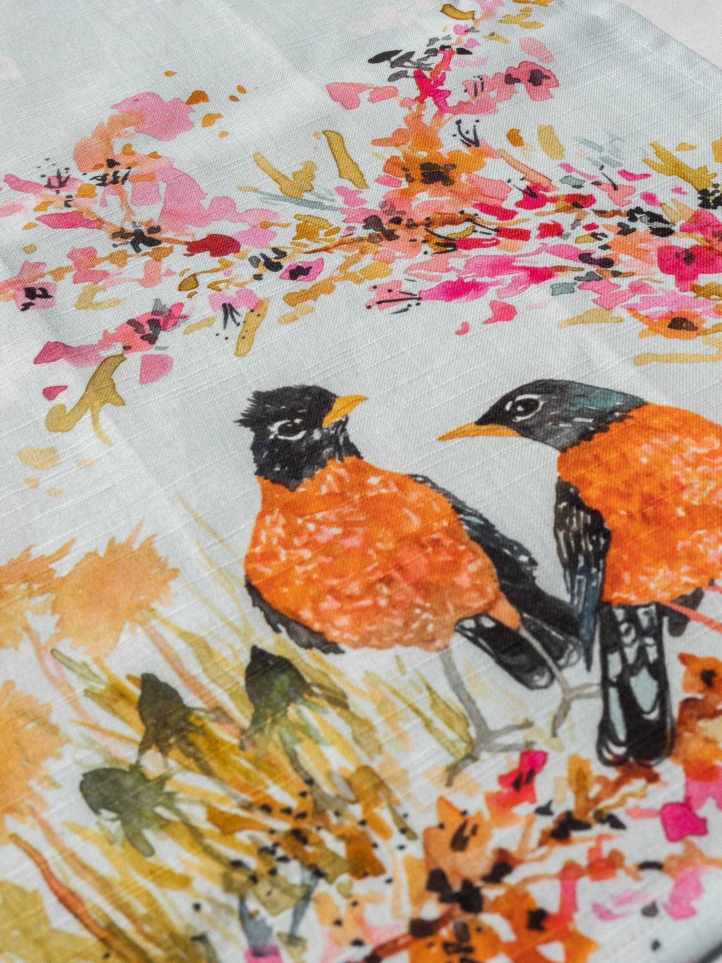Tea Towel - Robins