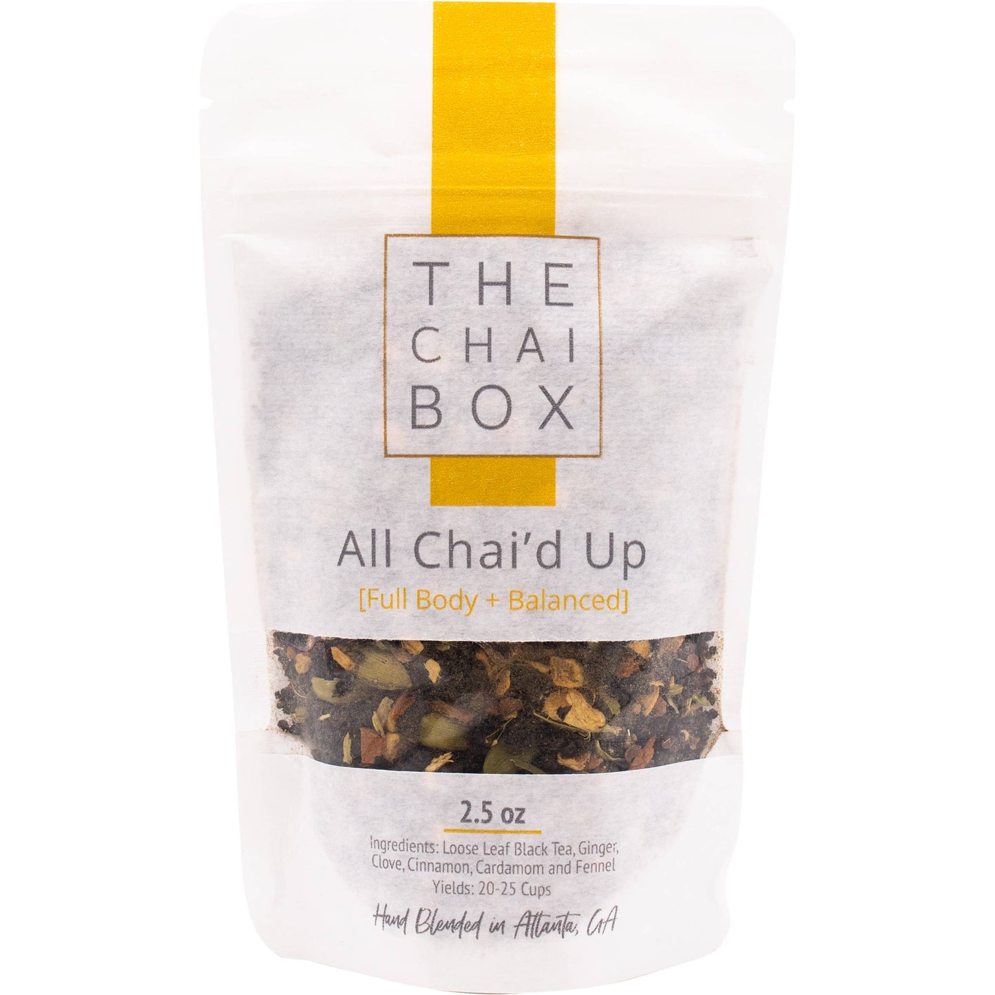 Tea | All Chai'd Up - Traditional Masala Chai (Tea): Glass Jar