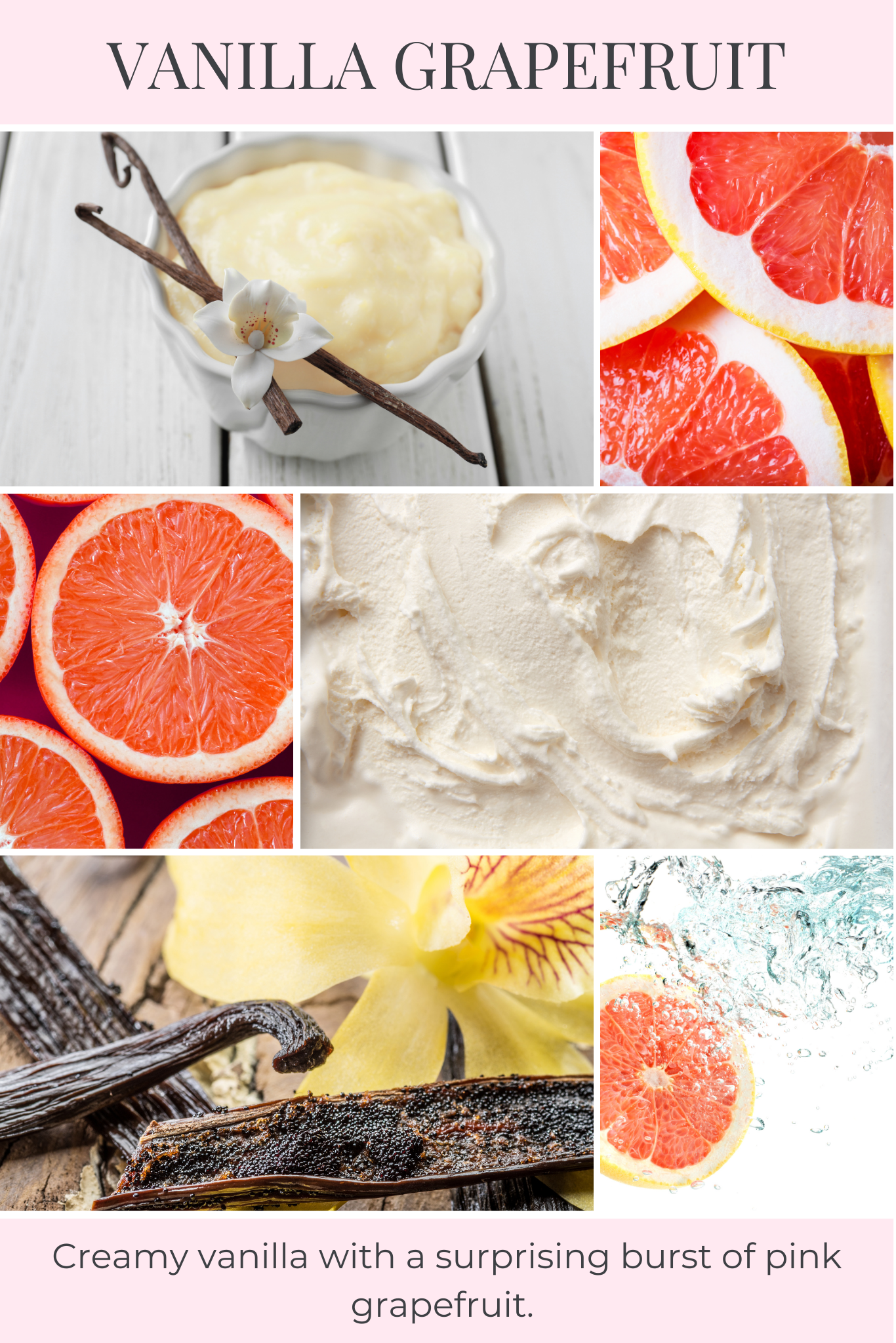 8oz mason VANILLA GRAPEFRUIT