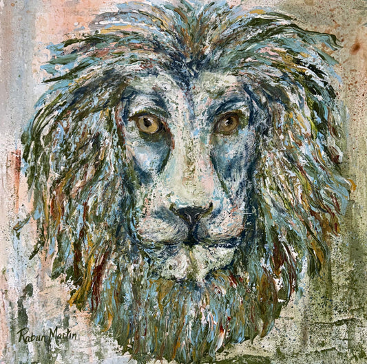 2x2 | Colorful Lion | Original