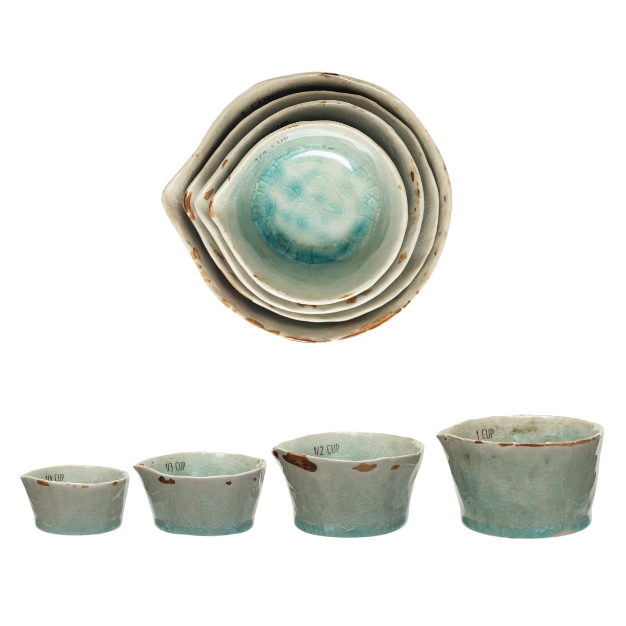 Stoneware Measuring Cups