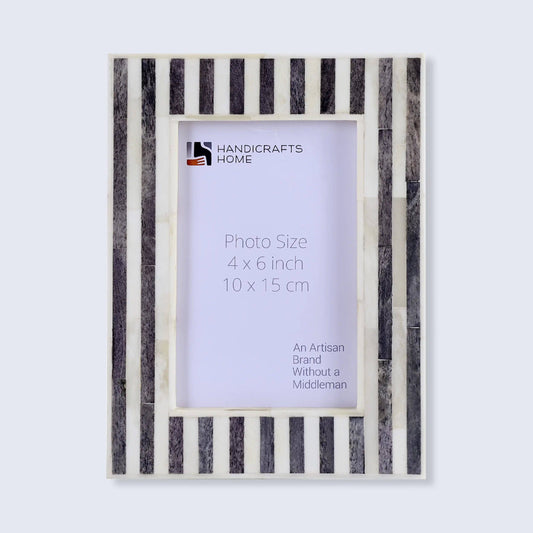 Picture Frames Kayala Saje Bone Inlay Collection in 3 Sizes: 4x6