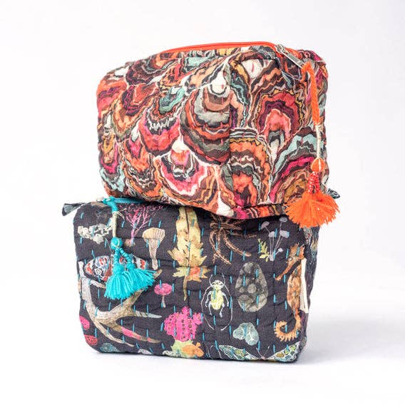 Quilted Dopp- Oyster in Mesa