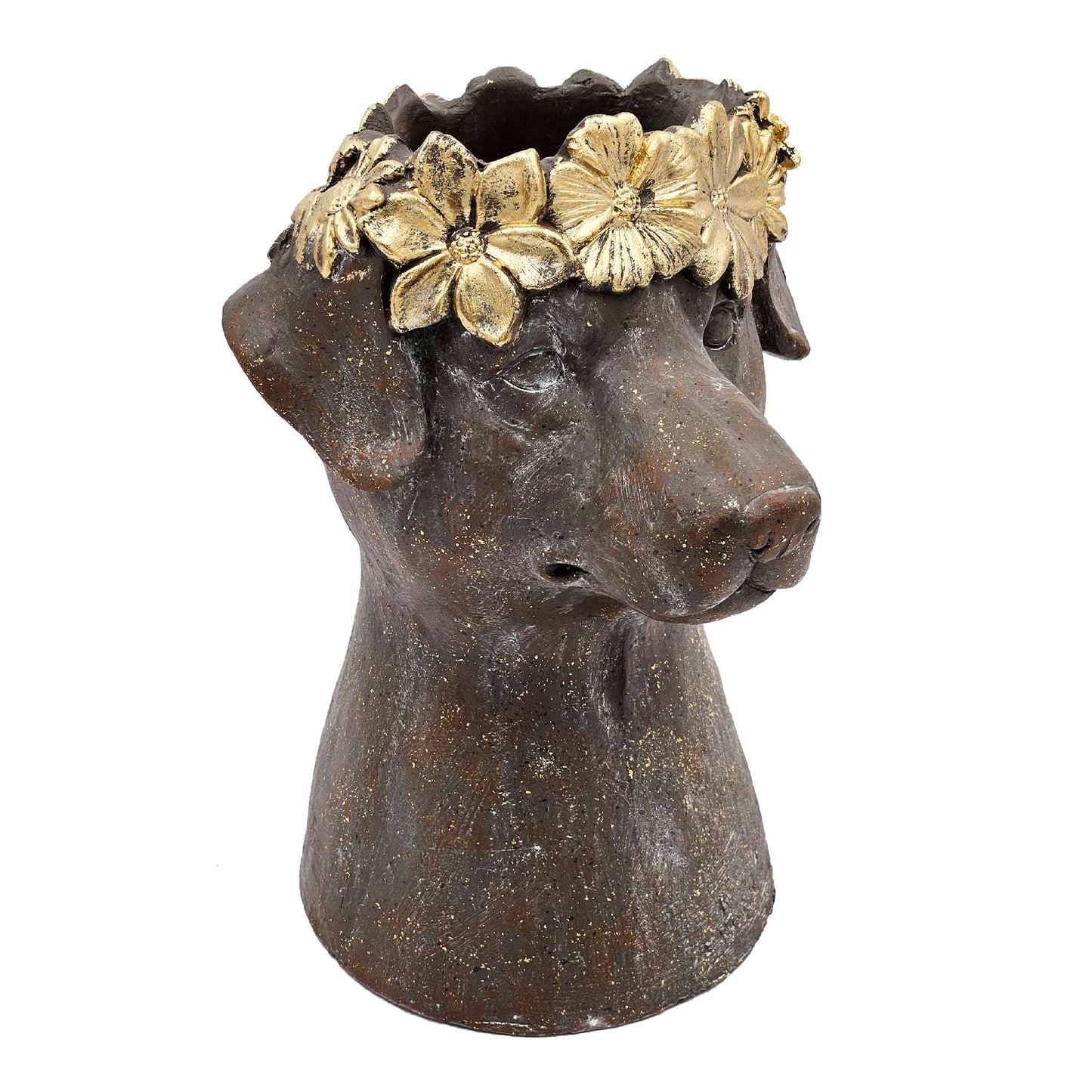 Dog Statue Planter