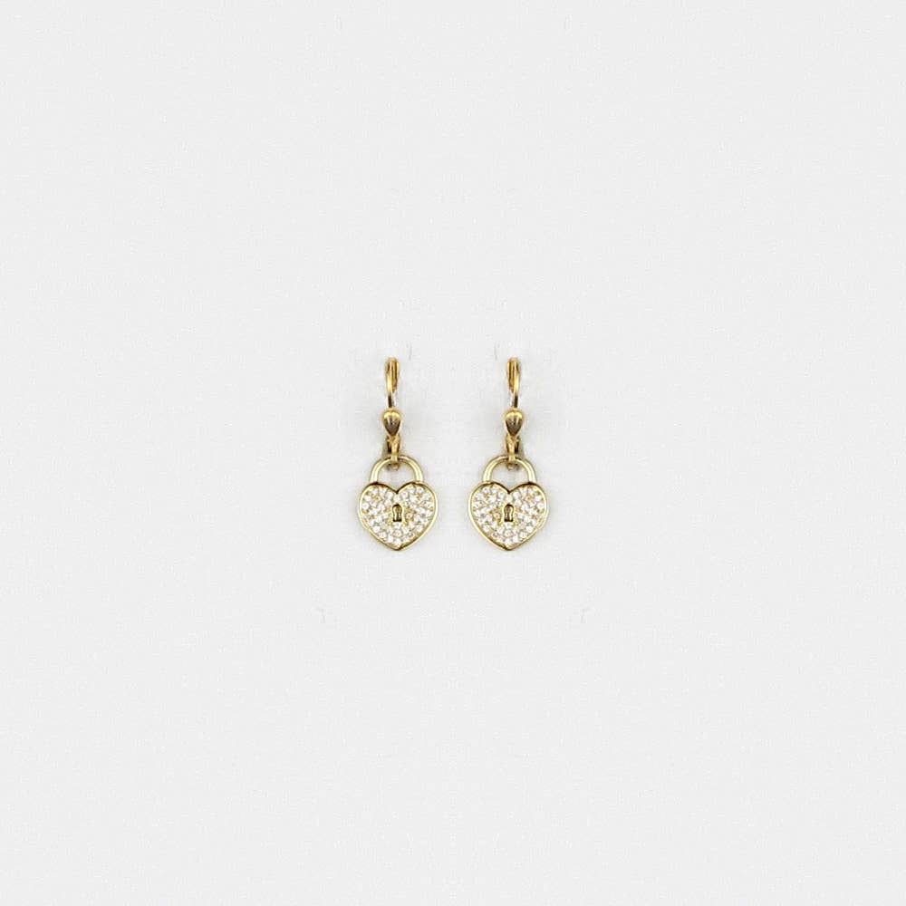Anya Heart Lock Earring