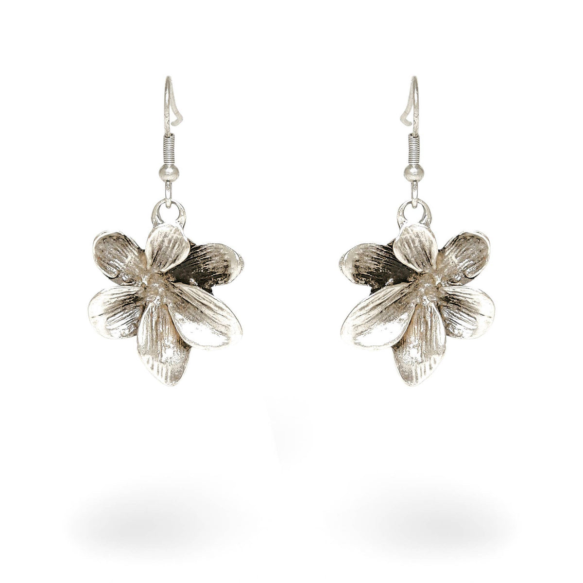 Handmade Pewter Earrings - 24-368