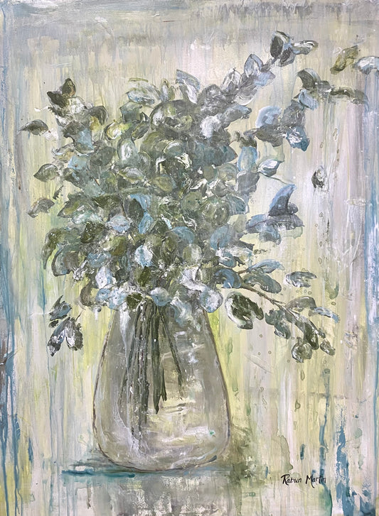 3x4 | Eucalyptus Plant | Original